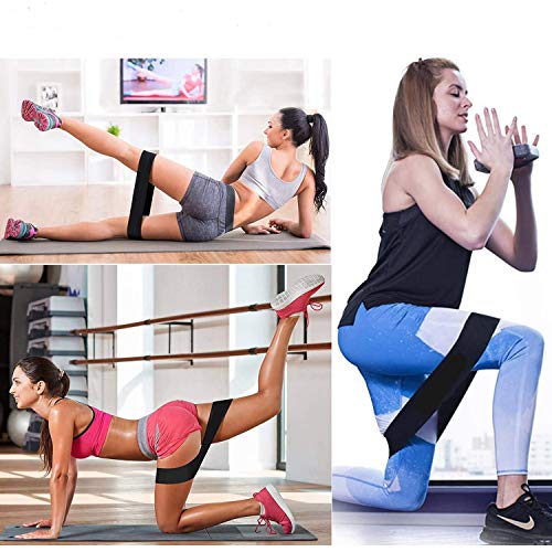 TEFIRE Bandas Elasticas Fitness y Bolsa Almacenamiento 5 Piezas Bandas de Resistencia para Yoga Pilates Estiramientos Musculacion Piernas Glúteos Brazos Fuerza (500)
