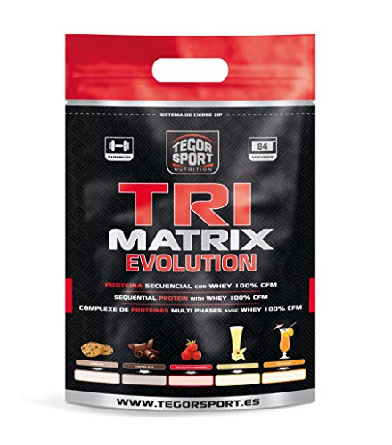 Tegor Sport Tri Matrix Evolution, Batido de Proteínas - 2500 gr