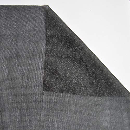 Tela termoadhesiva tejida fina y flexible, sin efecto cartón – Termoadhesivo tejido y elástico negro o blanco – Se vende por retales de 2 metros – Tejido termoadhesivo – Ancho 90 cm (negro) Tela termoadhesiva tejida fina y flexible, sin efecto cartón – Termoadhesivo tejido y elástico negro o blanco – Se vende por retales de 2 metros – Tejido termoadhesivo – Ancho 90 cm (negro)
