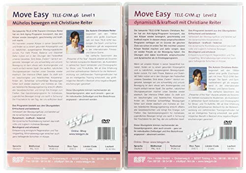 TELE-GYM 46+47 Move easy 2-er Package Level 1+2 [Alemania] [DVD]