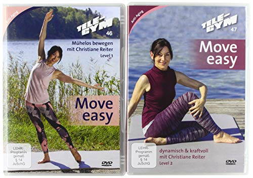 TELE-GYM 46+47 Move easy 2-er Package Level 1+2 [Alemania] [DVD]
