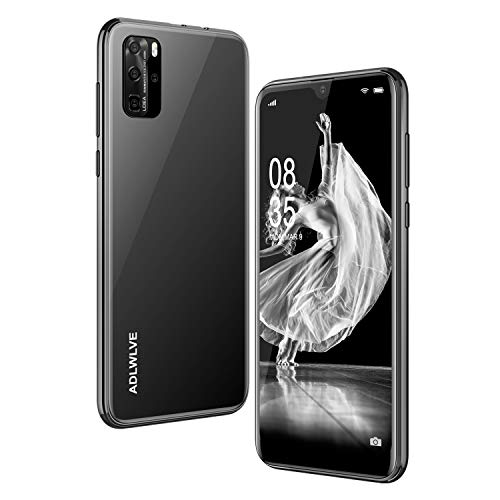 Teléfono Móvil Libres, 3GB RAM/32GB ROM Moviles Libres Baratos 4G,6,3 Water-Drop Pulgadas, Android 9.0, 4600mAh Batería, Smartphone Barato Dual SIM, Cámara 8MP, Face ID Smartphone Libre (Negro)