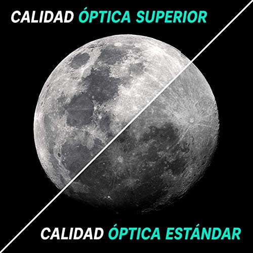 Telescopio Astronómico Profesional para Adultos Principiantes - Portátil y Potente 20x-250x, Fácil de Montar y Usar - Ideal para Observar la Luna, Planetas, Galaxias y más - Incluye Manual en Español Telescopio Astronómico Profesional para Adultos Principiantes - Portátil y Potente 20x-250x, Fácil de Montar y Usar - Ideal para Observar la Luna, Planetas, Galaxias y más - Incluye Manual en Español