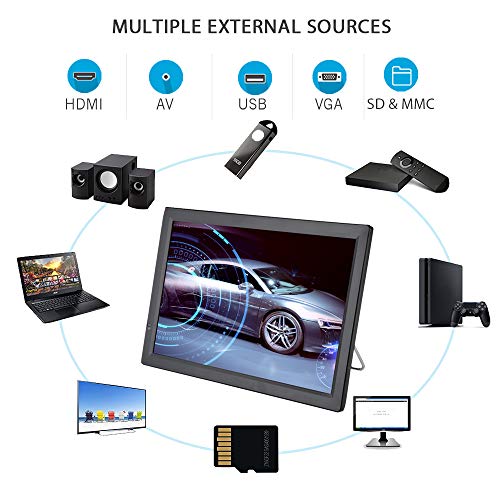 Televisor Digital, LCD de 14 Pulgadas Antena HDTV portátil TV Digital Antena de televisión amplificada 1080P ATV/UHF/VHF Sintonizador de Alta sensibilidad Programa de TV Grabación Televisor Digital, LCD de 14 Pulgadas Antena HDTV portátil TV Digital Antena de televisión amplificada 1080P ATV/UHF/VHF Sintonizador de Alta sensibilidad Programa de TV Grabación