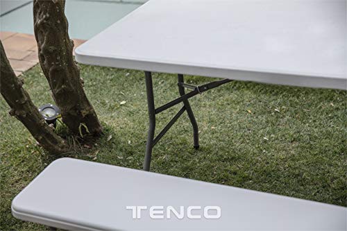 TENCO TG180 mesa plegable, blanco