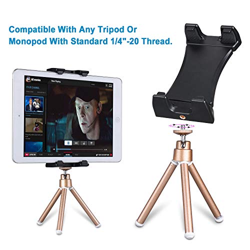 Tendak Soporte de bicicleta estática para tablet, portátil Reposacabezas Caminadora Ejercicio Gimnasio Manillar Micrófono Soporte 360° ajustable para iPad Pro, iPad Mini 4.7-12.9" Tabletas Teléfono Tendak Soporte de bicicleta estática para tablet, portátil Reposacabezas Caminadora Ejercicio Gimnasio Manillar Micrófono Soporte 360° ajustable para iPad Pro, iPad Mini 4.7-12.9" Tabletas Teléfono