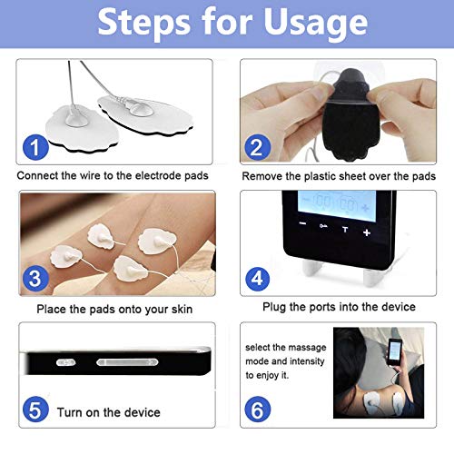 TENS Masajeador y Estimulador con 2 Canales, 12 Modos para el Manejo del Dolor para la espalda, Cuello, Brazos, Piernas, Abs, y Rehabilitacion Muscular Electroestimulador TENS (black) TENS Masajeador y Estimulador con 2 Canales, 12 Modos para el Manejo del Dolor para la espalda, Cuello, Brazos, Piernas, Abs, y Rehabilitacion Muscular Electroestimulador TENS (black)
