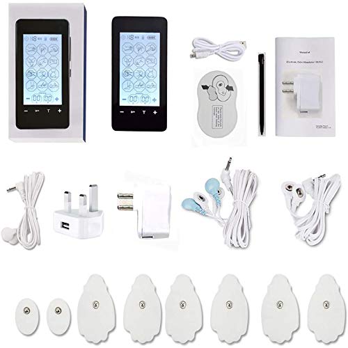 TENS Masajeador y Estimulador con 2 Canales, 12 Modos para el Manejo del Dolor para la espalda, Cuello, Brazos, Piernas, Abs, y Rehabilitacion Muscular Electroestimulador TENS (black) TENS Masajeador y Estimulador con 2 Canales, 12 Modos para el Manejo del Dolor para la espalda, Cuello, Brazos, Piernas, Abs, y Rehabilitacion Muscular Electroestimulador TENS (black)