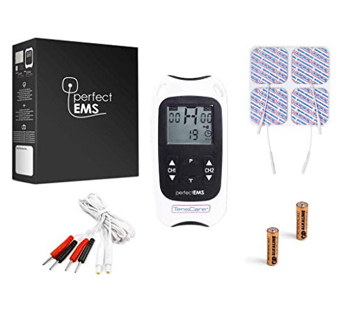 TensCare Perfect EMS - Electroestimulador Muscular con Programas TENS. Tonificación y Relajación Musculares.
