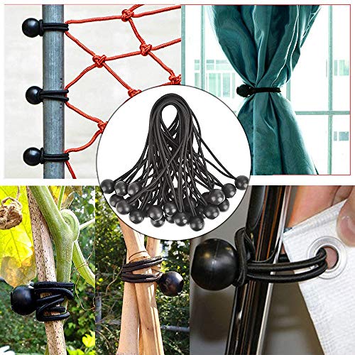 Tensores Elasticos, Tensor Elastico, 30 Piezas Tensores Profesionales con Bola,para Cortinas de Jardín,Pabellones,Tiendas de Campaña,Elásticas para Banner,Tensor para Lonas Tensores Elasticos, Tensor Elastico, 30 Piezas Tensores Profesionales con Bola,para Cortinas de Jardín,Pabellones,Tiendas de Campaña,Elásticas para Banner,Tensor para Lonas