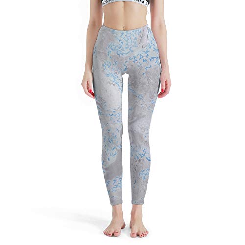 Tentenentent Leggings deportivos para mujer, textura de mármol, no transparentes, push-up, para yoga, estilo moderno, entrenamiento activo, moldeador, color blanco, 6 m Tentenentent Leggings deportivos para mujer, textura de mármol, no transparentes, push-up, para yoga, estilo moderno, entrenamiento activo, moldeador, color blanco, 6 m