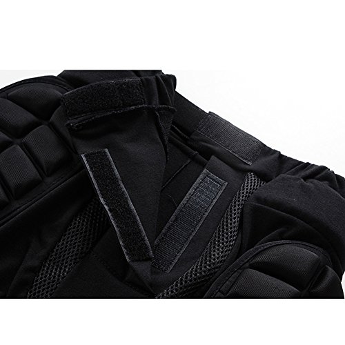 Tentock Adultos Pantalones Cortos de Compresión con Protectores Acolchados 3D, para Esquí Patinaje, Tamaño Completo(L) Tentock Adultos Pantalones Cortos de Compresión con Protectores Acolchados 3D, para Esquí Patinaje, Tamaño Completo(L)