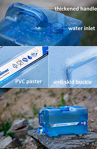 Tentock Tanque de Almacenamiento de Agua del Multifuncional al Aire Libre Contenedor de Agua Portátil BPA Gratis, 12L/19L/24L(12L) Tentock Tanque de Almacenamiento de Agua del Multifuncional al Aire Libre Contenedor de Agua Portátil BPA Gratis, 12L/19L/24L(12L)