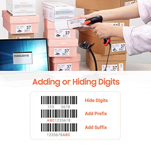 Tera Escáner de Código de Barras con Cable USB 2.0 1D 2D QR Lector de Códigos de Barras Fijo para Farmacia Supermercado Escaneo Manos Libres Tera Escáner de Código de Barras con Cable USB 2.0 1D 2D QR Lector de Códigos de Barras Fijo para Farmacia Supermercado Escaneo Manos Libres