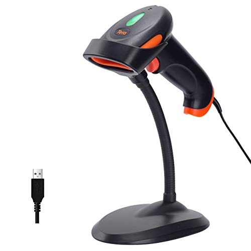 Tera Escáner de Código de Barras con Cable USB 2.0 1D 2D QR Lector de Códigos de Barras Fijo para Farmacia Supermercado Escaneo Manos Libres Tera Escáner de Código de Barras con Cable USB 2.0 1D 2D QR Lector de Códigos de Barras Fijo para Farmacia Supermercado Escaneo Manos Libres