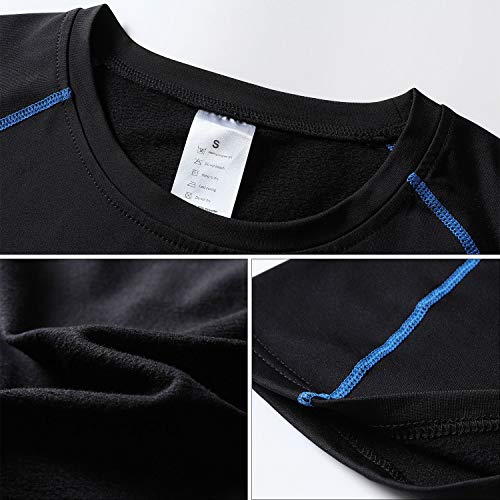 Térmica Interior Ropa Hombre Térmicos Conjuntos Térmica Manga Larga Pantalones Largos Deportes Térmicas Invierno para Running Moto Ciclismo Fitness Negro S Térmica Interior Ropa Hombre Térmicos Conjuntos Térmica Manga Larga Pantalones Largos Deportes Térmicas Invierno para Running Moto Ciclismo Fitness Negro S