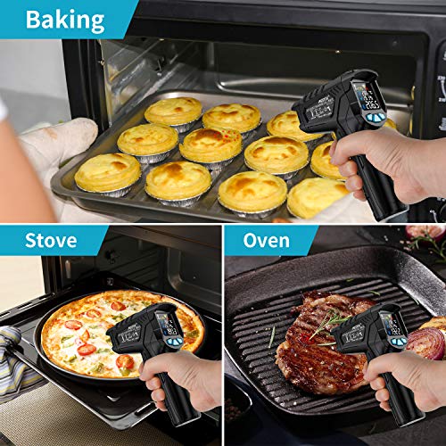 Termómetro Infrarrojo Pistola de Temperatura Humedad MESTEK Sin contacto Digital Láser Pantalla LCD a Color -50 ℃ ~ 550 ℃ Ajuste Emisividad Alarma (No para el cuerpo humano) Termómetro Infrarrojo Pistola de Temperatura Humedad MESTEK Sin contacto Digital Láser Pantalla LCD a Color -50 ℃ ~ 550 ℃ Ajuste Emisividad Alarma (No para el cuerpo humano)