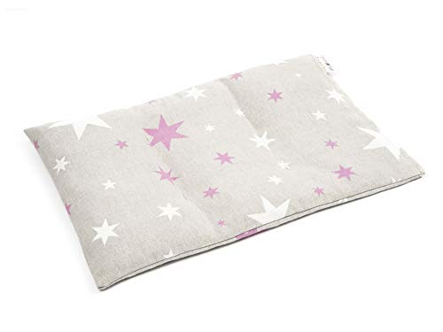 TERMOSAK 37x25 cm, Cojín térmico modulado con separaciones, saco térmico hot-cold (calor/frio) de semillas alta densidad y lavanda. (37x25, Estrellas)