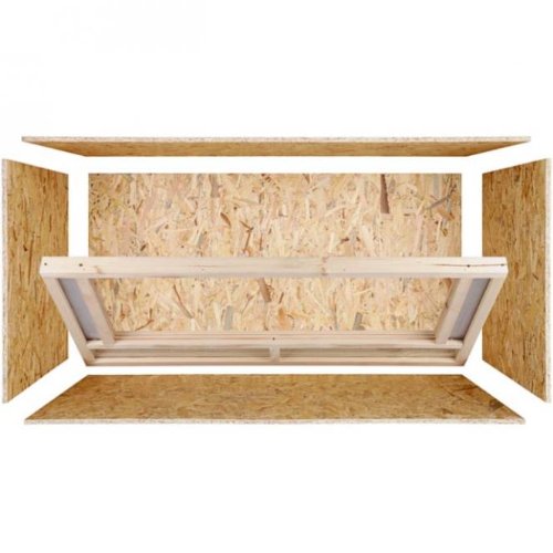 Terrario: madera Terrario para Reptiles parte frontal con ventilación 120 x 60 x 60 cm, alta calidad Terrario Madera de OSB, montaje sencillo - Front Vent Terrario: madera Terrario para Reptiles parte frontal con ventilación 120 x 60 x 60 cm, alta calidad Terrario Madera de OSB, montaje sencillo - Front Vent