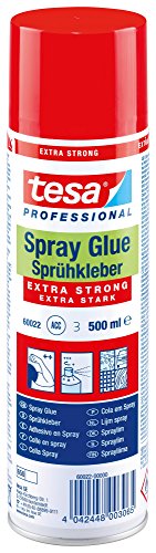 tesa TE60022-00000-02 Spray de Adhesivo Extra Fuerte, Standard, 500 Ml tesa TE60022-00000-02 Spray de Adhesivo Extra Fuerte, Standard, 500 Ml