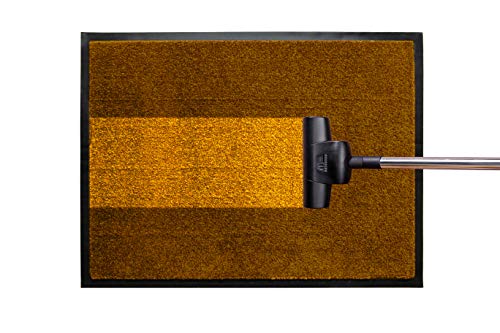 Tesar - Felpudo Norton resistente Entrada a casa | Alfombra Exterior para Puerta entrada casa, Impermeable, Lavable, acolchado, antideslizante, Pasillo, Cocina, Dormitorio (Naranja, 40 x 60 cm)