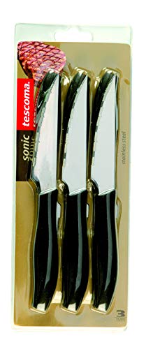 Tescoma Juego de 6 Cuchillos chuleteros, 10 cm, Multicolor Tescoma Juego de 6 Cuchillos chuleteros, 10 cm, Multicolor