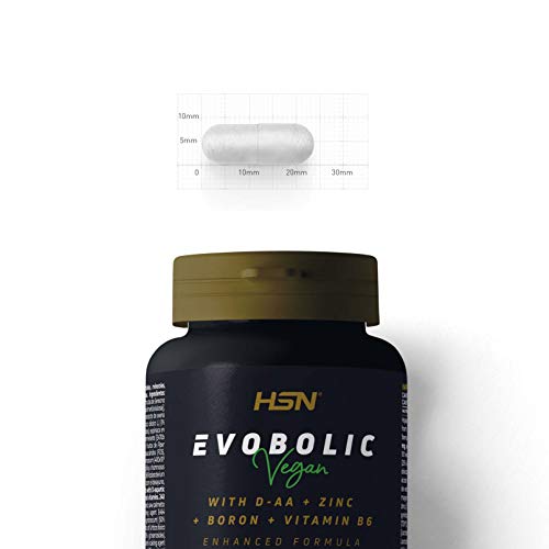 Testosterona Natural Suplemento Potenciador para Hombre | Evobolic de HSN | Testo Booster: Ácido Aspártico + ZMA + Fenogreco + Ginseng + Avena Sativa | Vegano | 240 Cápsulas Vegetales Testosterona Natural Suplemento Potenciador para Hombre | Evobolic de HSN | Testo Booster: Ácido Aspártico + ZMA + Fenogreco + Ginseng + Avena Sativa | Vegano | 240 Cápsulas Vegetales