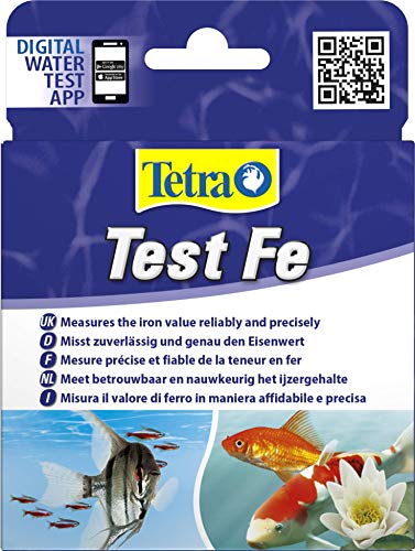 Tetra Test Fe (hierro) - Prueba de agua para acuarios de agua dulce y estanques de jardín