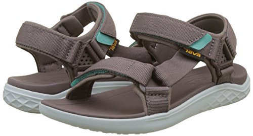 Teva W Terra-Float 2 Universal, Sandalias de Punta Descubierta Mujer, Morado (Plum Truffle), 36 EU