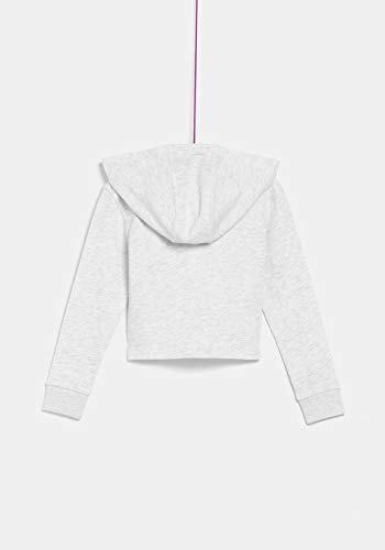 TEX - Sudadera de Deporte para Niña, Plateado Claro, 13-14 años