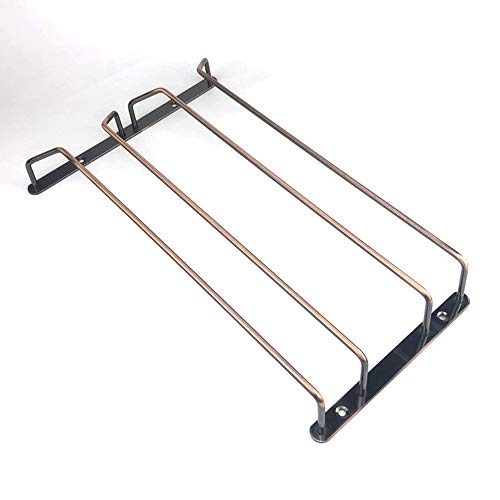 T&F - Soporte para copas de vino (34 cm, para debajo del gabinete, soporte para copas de vino, sistema de secado de aire, soporte independiente para exhibir copas de vino T&F - Soporte para copas de vino (34 cm, para debajo del gabinete, soporte para copas de vino, sistema de secado de aire, soporte independiente para exhibir copas de vino
