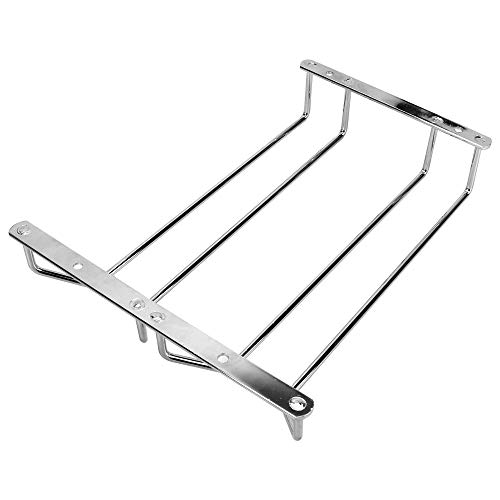 T&F - Soporte para copas de vino (34 cm, para debajo del gabinete, soporte para copas de vino, sistema de secado de aire, soporte independiente para exhibir copas de vino T&F - Soporte para copas de vino (34 cm, para debajo del gabinete, soporte para copas de vino, sistema de secado de aire, soporte independiente para exhibir copas de vino
