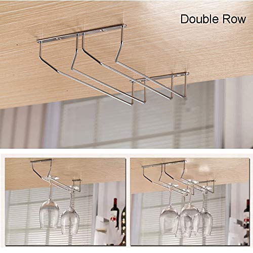 T&F - Soporte para copas de vino (34 cm, para debajo del gabinete, soporte para copas de vino, sistema de secado de aire, soporte independiente para exhibir copas de vino T&F - Soporte para copas de vino (34 cm, para debajo del gabinete, soporte para copas de vino, sistema de secado de aire, soporte independiente para exhibir copas de vino