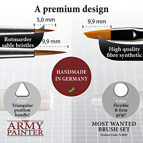 The Army Painter ? | Most Wanted Wargamer Brush Set The Army Painter ? | Most Wanted Wargamer Brush Set