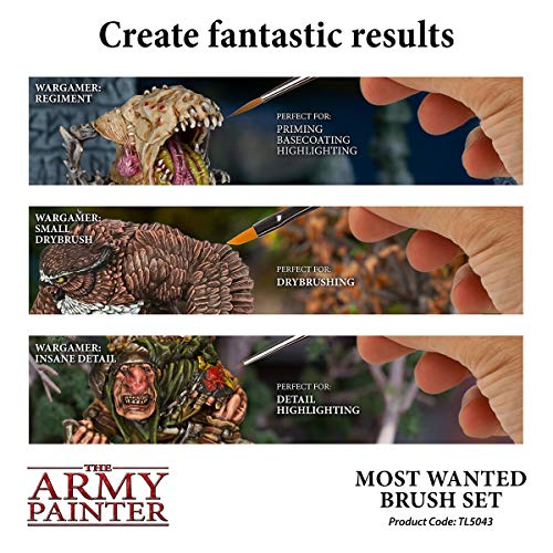 The Army Painter ? | Most Wanted Wargamer Brush Set The Army Painter ? | Most Wanted Wargamer Brush Set