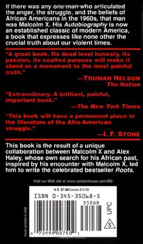 The Autobiography of Malcolm X The Autobiography of Malcolm X