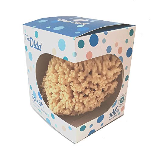 The Dida World Bath Splash - Esponja Marina, diámetro 10 cm, color Natural The Dida World Bath Splash - Esponja Marina, diámetro 10 cm, color Natural