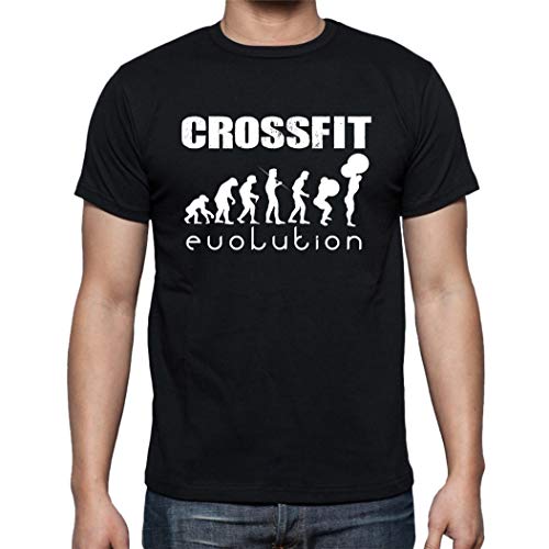 The Fan Tee Camiseta de Hombre Crossfit Deporte Gimnasio Gym Pesas 016 XL