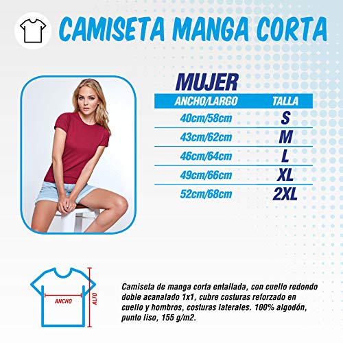The Fan Tee Camiseta de Mujer Crossfit Deporte Gimnasio Gym Pesas 015 S The Fan Tee Camiseta de Mujer Crossfit Deporte Gimnasio Gym Pesas 015 S