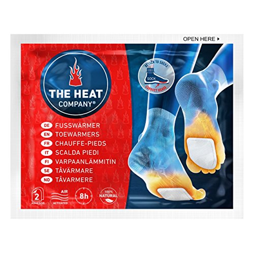 THE HEAT COMPANY Calentadores Pies - 5 Pares - Extra CÁLIDO - Adhesivo - 8 Horas de pies Calientes - Calor instantáneo - Activado por Aire - Puro Natural - para Todos Las Tallas THE HEAT COMPANY Calentadores Pies - 5 Pares - Extra CÁLIDO - Adhesivo - 8 Horas de pies Calientes - Calor instantáneo - Activado por Aire - Puro Natural - para Todos Las Tallas