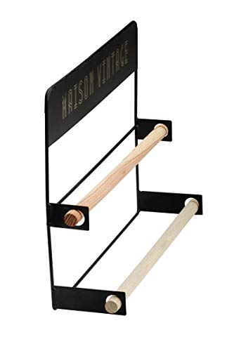 THE HOME DECO FACTORY ka2949 portarrollos Pared Doble Rollos Negro, Metal, Talla nica THE HOME DECO FACTORY ka2949 portarrollos Pared Doble Rollos Negro, Metal, Talla nica