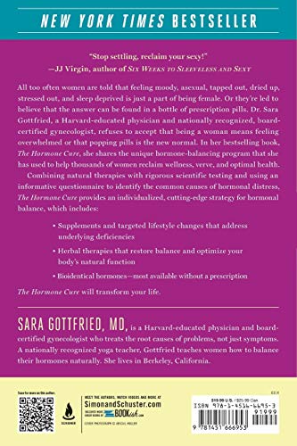 The Hormone Cure: Reclaim Balance, Sleep and Sex Drive; Lose Weight; Feel Focused, Vital, and Energized Naturally with the Gottfried Protocol