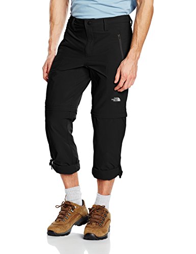 The North Face Exploration CNVRT, Pantalones Convertibles, Hombre, Negro (TNF Black), 38 (REG) The North Face Exploration CNVRT, Pantalones Convertibles, Hombre, Negro (TNF Black), 38 (REG)