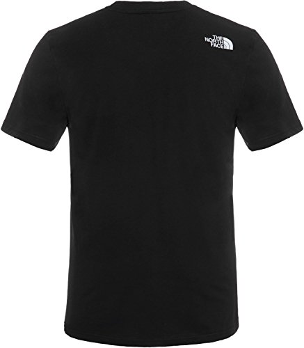 The North Face T92TX5 Camiseta De Manga Corta Simple Dome, Hombre, Negro (TNF Black), L