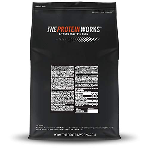 The Protein Works Suplemento Dietético 100% Caseína Micelar, Crema de vainilla, 500 g
