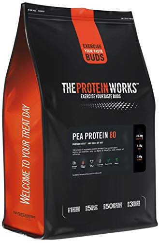The Protein Works Suplemento Dietético Proteína de Guisante 80, Sin sabor, 500 g