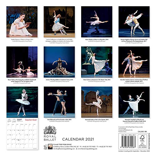 The Royal Ballet Wall Calendar 2021 (Art Calendar)