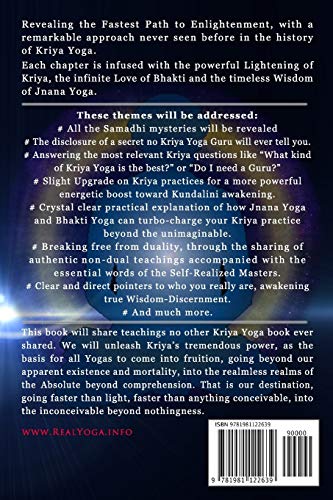 The Secret Power Of Kriya Yoga: Revealing the Fastest Path to Enlightenment. How Fusing Bhakti & Jnana Yoga into Kriya will Unleash the most Powerful Yoga Ever: 2 (Real Yoga) The Secret Power Of Kriya Yoga: Revealing the Fastest Path to Enlightenment. How Fusing Bhakti & Jnana Yoga into Kriya will Unleash the most Powerful Yoga Ever: 2 (Real Yoga)