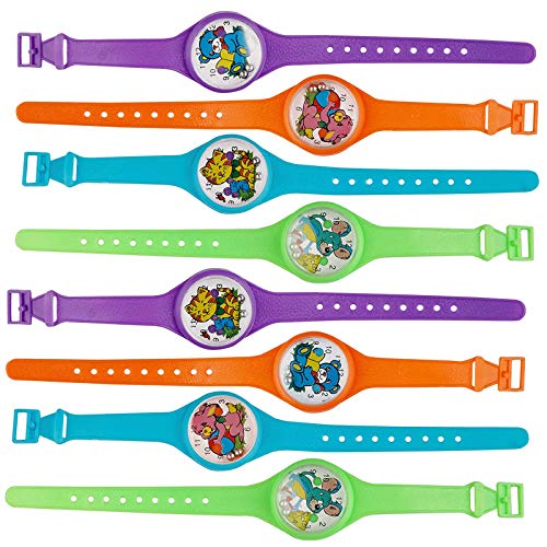 THE TWIDDLERS 45 Juguetes Reloj Pulseras Rompecabezas Laberinto Relojes para Niños - Rellenos De Juguete Detalles Regalos Cumpleaños Ninos Infantiles Favores La Piñata Y Media Color Surtido