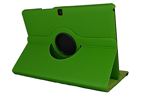 Theoutlettablet® Funda Giratoria 360º para Tablet Bq Aquaris M10 10.1" Book Cover Case Protección Delantera y Trasera Color Verde